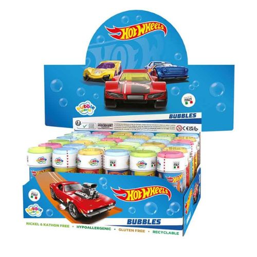 HOT WHEELS BUBBLES (Bolle di sapone) In espo da 36PZ 4ass…x36…x216